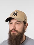 Бейсболка 47 BRAND арт. B-MPDTP17WBP-KH New York Yankees MLB (бежевый)